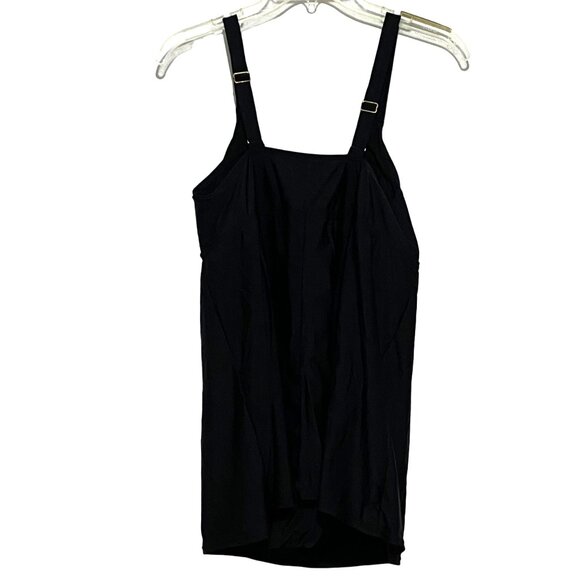 Ava and Viv Swim Dress 14W Black Vacation Summer Poolside Cruisewear Plus Size - Picture 1 of 7